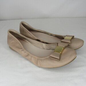 Cole Haan Pink Tali Bow Ballet Flats Women's 9